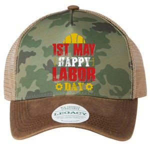 1st May Happy Labor Day Gift Legacy Tie Dye Trucker Hat