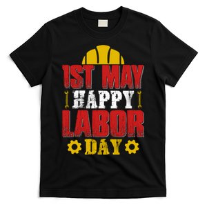 1st May Happy Labor Day Gift T-Shirt