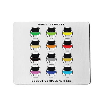 12 Monorails Mode Express Select Vehicle Wisely Mousepad