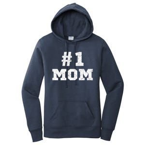 1 Mom Number One Mom Mama Mother Funny Mother's Day Women's Pullover Hoodie