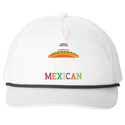 100% Mexican Pride Snapback Five-Panel Rope Hat