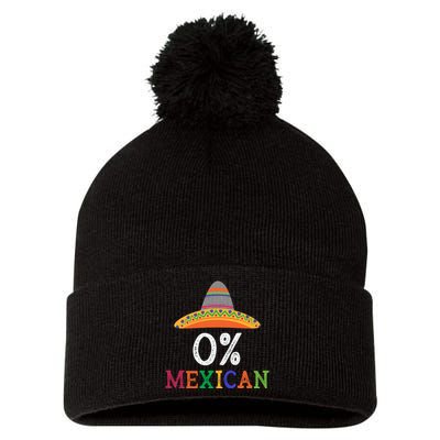 100% Mexican Pride Pom Pom 12in Knit Beanie