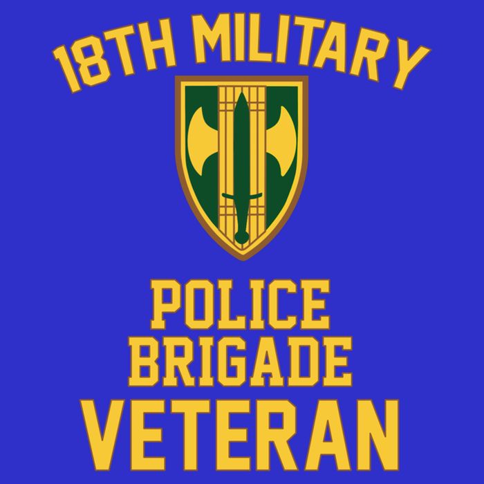 18th Military Police Brigade Veteran Military Father Day Gift Visor