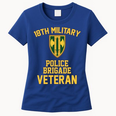18th Military Police Brigade Veteran Military Father Day Gift Womens T-Shirt