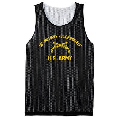 18th Military Police Brigade Mesh Reversible Basketball Jersey Tank