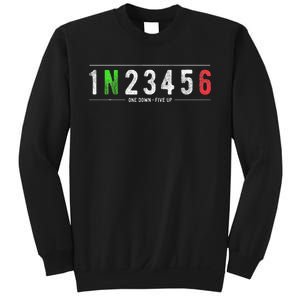 1N23456 Motorcycle Shift Biker Funny Motorcycle Biker Sweatshirt