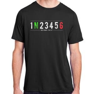 1N23456 Motorcycle Shift Biker Funny Motorcycle Biker Adult ChromaSoft Performance T-Shirt