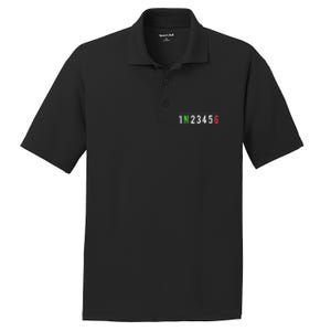 1N23456 Motorcycle Shift Biker Funny Motorcycle Biker PosiCharge RacerMesh Polo