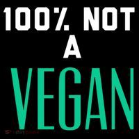 100% Not A Vegan Against Veganism Cool Gift Youth Performance Sprint T-Shirt