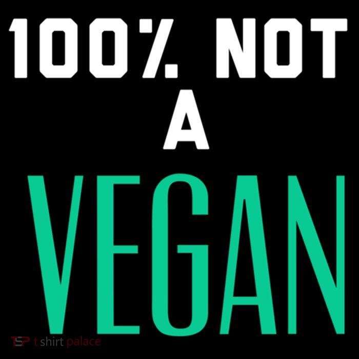 100% Not A Vegan Against Veganism Cool Gift Youth Performance Sprint T-Shirt
