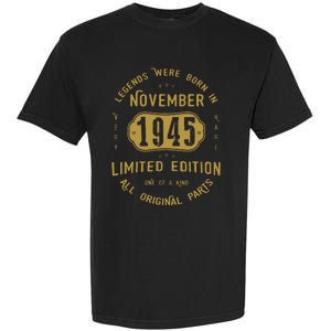 1945 November Birthday 1945 November Limited Edition Garment-Dyed Heavyweight T-Shirt