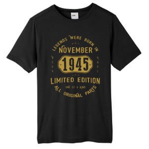 1945 November Birthday 1945 November Limited Edition Tall Fusion ChromaSoft Performance T-Shirt