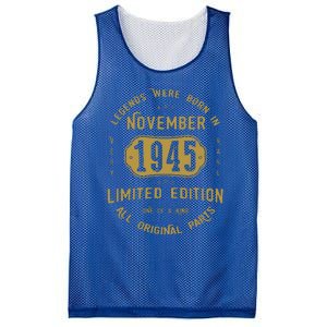 1945 November Birthday 1945 November Limited Edition Mesh Reversible Basketball Jersey Tank