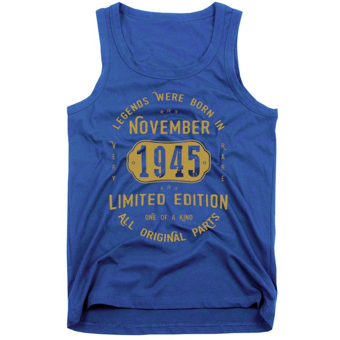 1945 November Birthday 1945 November Limited Edition Tank Top