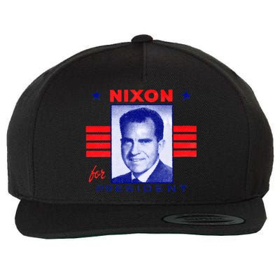 1960 Nixon For President Wool Snapback Cap