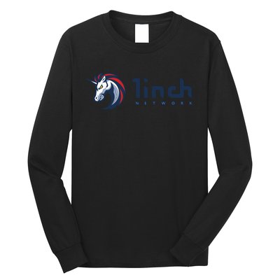 1Inch Network Logo, Decentralized Exchange DEX, 1Inch Crypto Long Sleeve Shirt