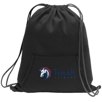 1Inch Network Logo, Decentralized Exchange DEX, 1Inch Crypto Sweatshirt Cinch Pack Bag