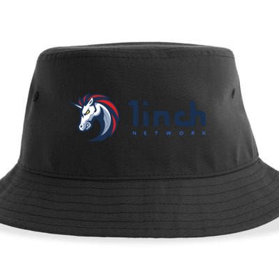 1Inch Network Logo, Decentralized Exchange DEX, 1Inch Crypto Sustainable Bucket Hat