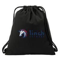 1Inch Network Logo, Decentralized Exchange DEX, 1Inch Crypto Drawstring Bag