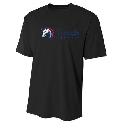 1Inch Network Logo, Decentralized Exchange DEX, 1Inch Crypto Performance Sprint T-Shirt