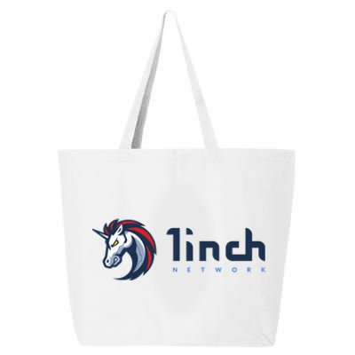 1Inch Network Logo, Decentralized Exchange DEX, 1Inch Crypto 25L Jumbo Tote