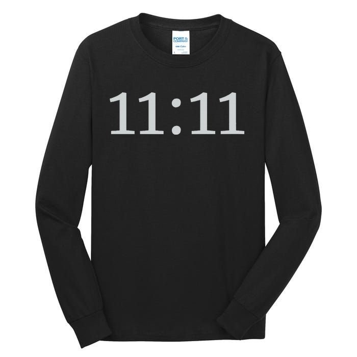 1111 Number Synchronicity Tall Long Sleeve T-Shirt