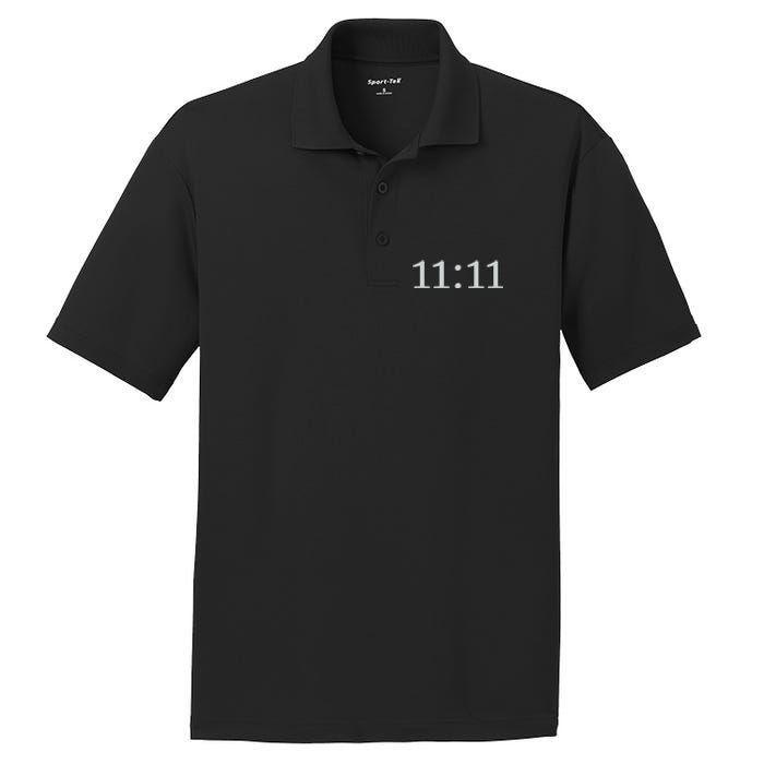 1111 Number Synchronicity PosiCharge RacerMesh Polo