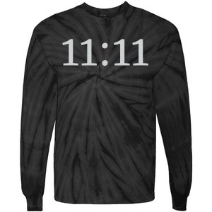 1111 Number Synchronicity Tie-Dye Long Sleeve Shirt