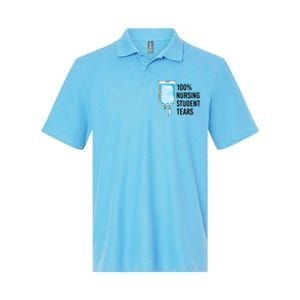 100% Nursing Student Tears Cool Gift Softstyle Adult Sport Polo