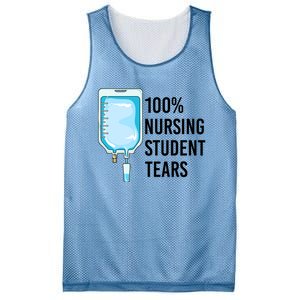 100% Nursing Student Tears Cool Gift Mesh Reversible Basketball Jersey Tank