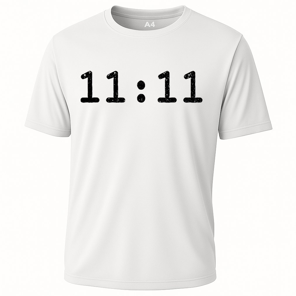 1111 Numerology Vintage Style Spiritual Awakening Cooling Performance Crew T-Shirt