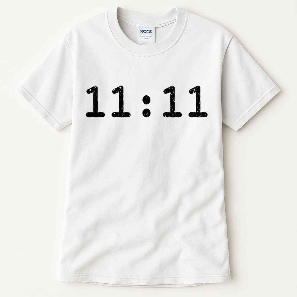 1111 Numerology Vintage Style Spiritual Awakening Tall T-Shirt