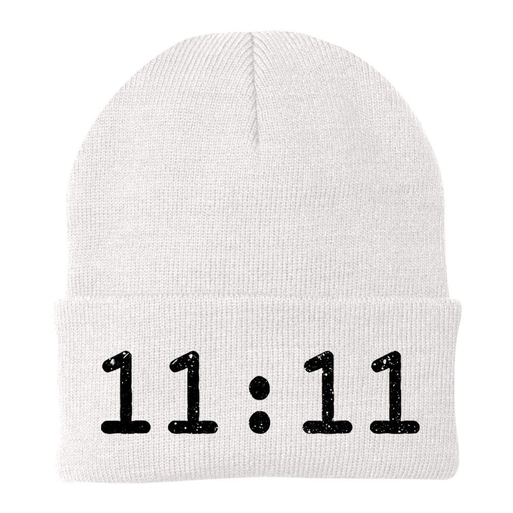 1111 Numerology Vintage Style Spiritual Awakening Beanie