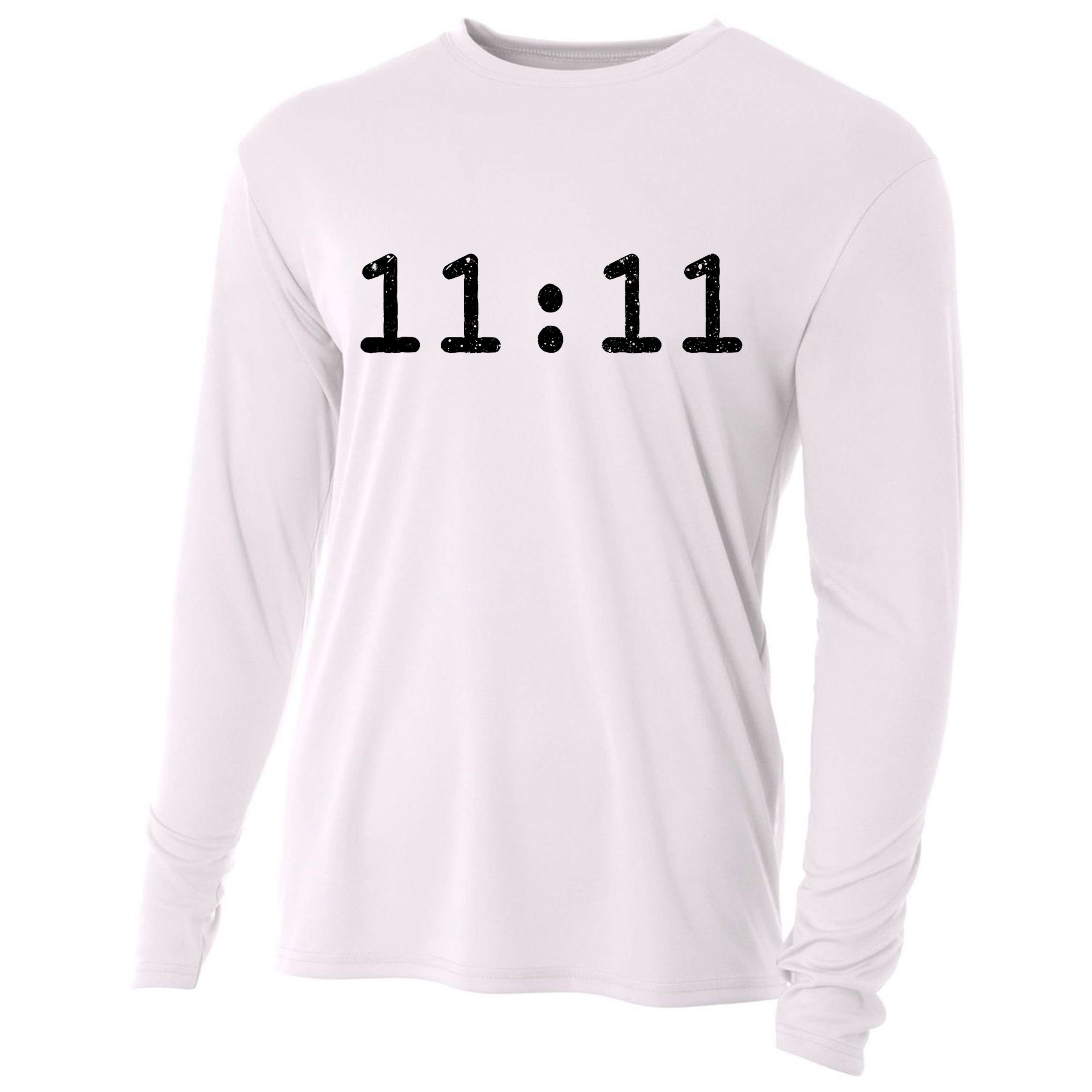 1111 Numerology Vintage Style Spiritual Awakening Cooling Performance Long Sleeve Crew