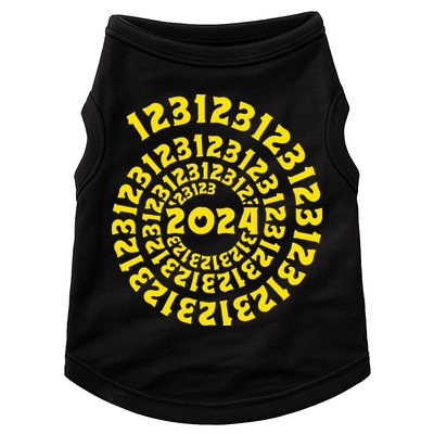 123123 New Years Eve Happy New Year 2024 Funny Doggie Tank