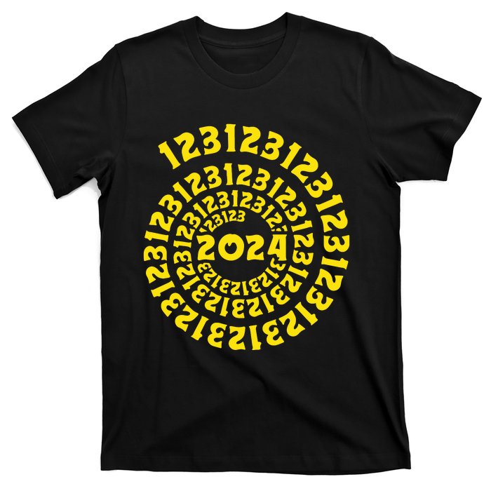 123123 New Years Eve Happy New Year 2024 Funny T-Shirt