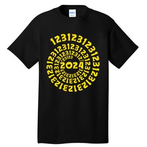 123123 New Years Eve Happy New Year 2024 Funny Tall T-Shirt