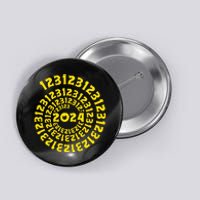 123123 New Years Eve Happy New Year 2024 Funny Button