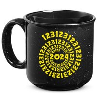 123123 New Years Eve Happy New Year 2024 Funny 15oz Campfire Ceramic Mug