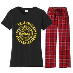 123123 New Years Eve Happy New Year 2024 Funny Women's Flannel Pajama Set