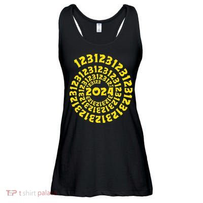 123123 New Years Eve Happy New Year 2024 Funny Ladies Essential Flowy Tank