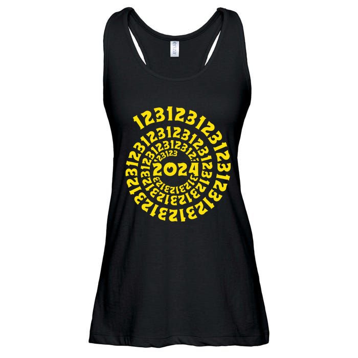 123123 New Years Eve Happy New Year 2024 Funny Ladies Essential Flowy Tank