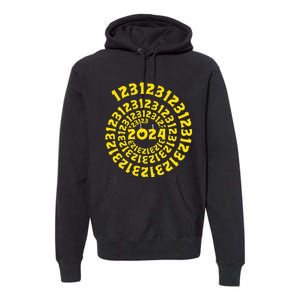 123123 New Years Eve Happy New Year 2024 Funny Premium Hoodie