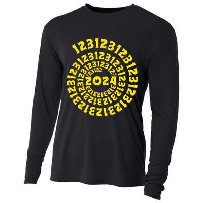 123123 New Years Eve Happy New Year 2024 Funny Cooling Performance Long Sleeve Crew