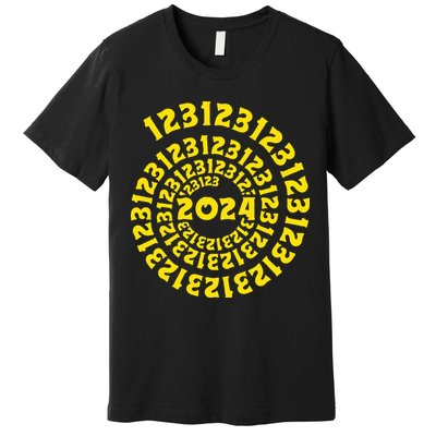 123123 New Years Eve Happy New Year 2024 Funny Premium T-Shirt