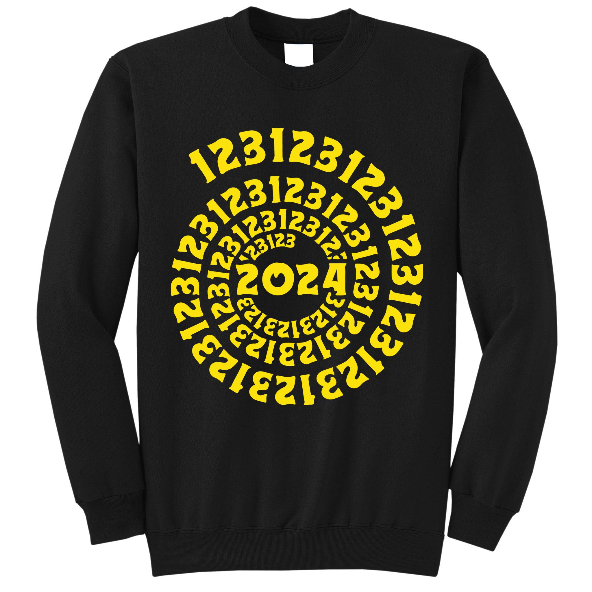 123123 New Years Eve Happy New Year 2024 Funny Tall Sweatshirt