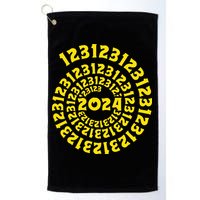 123123 New Years Eve Happy New Year 2024 Funny Golf Towel