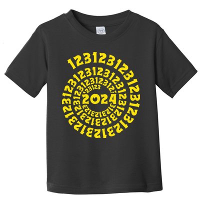 123123 New Years Eve Happy New Year 2024 Funny Toddler T-Shirt