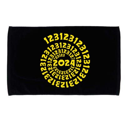 123123 New Years Eve Happy New Year 2024 Funny Microfiber Hand Towel