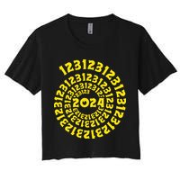 123123 New Years Eve Happy New Year 2024 Funny Crop Top